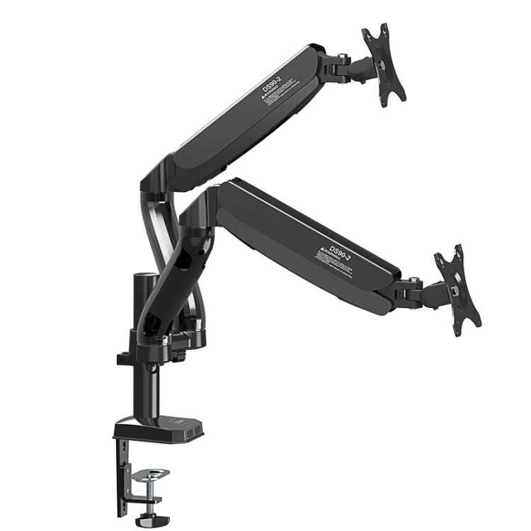 KALOC Computer Monitor Desktop Double Screen Air Pressure Lifting Bracket - free shipping - PMC Jewellery - Order now!