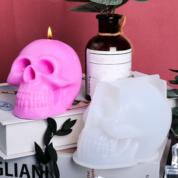 D804 Epoxy Mould Skull Candle Silicone Mould - Arts & Crafts by PMC Jewellery | Online Shopping South Africa | PMC Jewellery