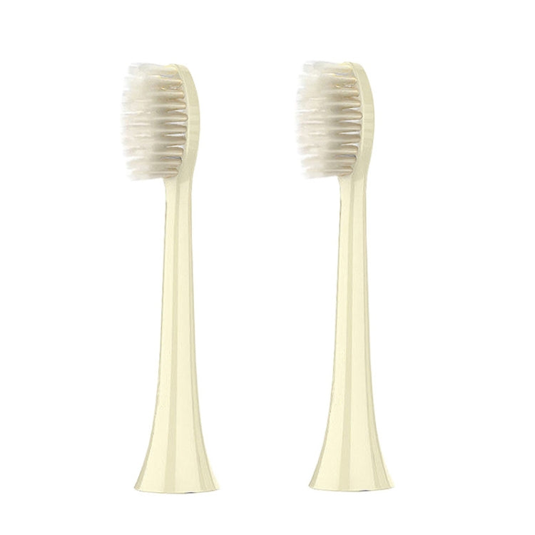 2 PCS Electric Toothbrush Head for Ulike UB602 UB603 UB601,Style: Soft -sensitive Avocado Green - Replacement Brush Heads by PMC Jewellery | Online Shopping South Africa | PMC Jewellery | Buy Now Pay Later Mobicred