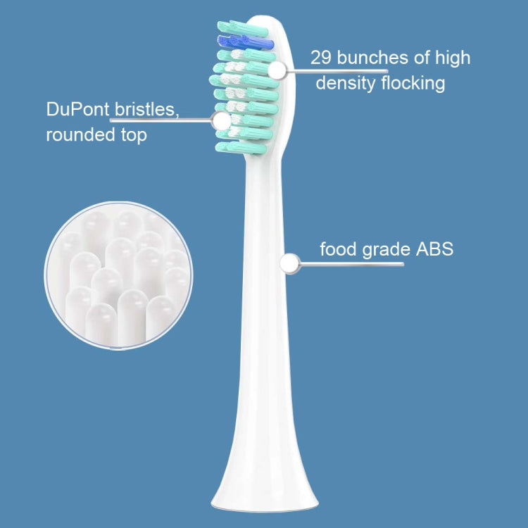 2 PCS Electric Toothbrush Head for imay P8 P9 P10 P11 P15 P20, Color: Black - Replacement Brush Heads by PMC TechLife | Online Shopping South Africa | PMC TechLife | Buy Now Pay Later Mobicred