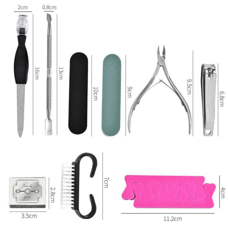 DT17-1 17 In 1 Pedicure Kit Foot File And Grinder Exfoliating Manicure And Pedicure Tools(White) - Grinding Tools & Accessories by null | Online Shopping South Africa | PMC TechLife | Buy Now Pay Later Mobicred