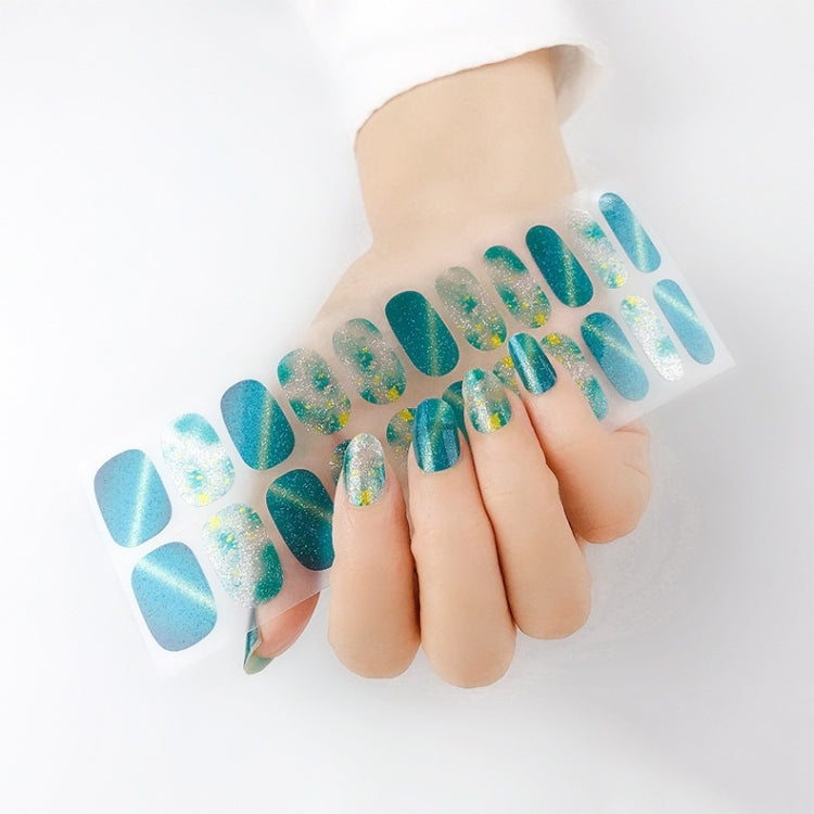 22 Fingers Shiny Onion Powder Starry Waterproof Nail Sticker(ZX-3028) - free shipping - PMC Jewellery - Order now!