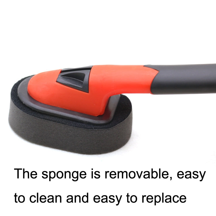 10PCS Sponge Long Handle Car Tire Varnishing Brush Tire Waxing Brush Sponge - Polishing Machine & Accessories by PMC TechLife | Online Shopping South Africa | PMC TechLife | Buy Now Pay Later Mobicred