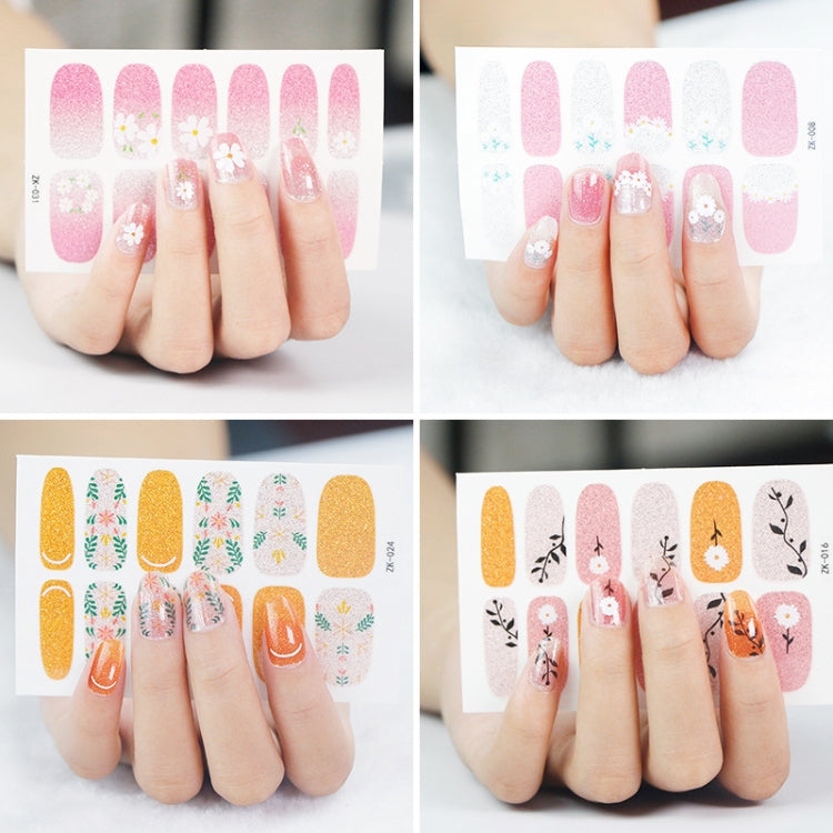 10 PCS 3D Hot Stamping Waterproof Nail Art Sticker(Z/A082) - Nail Stickers by PMC Jewellery | Online Shopping South Africa | PMC Jewellery | Buy Now Pay Later Mobicred