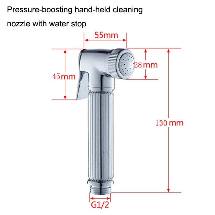 Multifunctional Wome Washers Pressure With Water Stop Woman Wash Nozzle, Style: Chrome - free shipping - PMC TechLife - Order now!