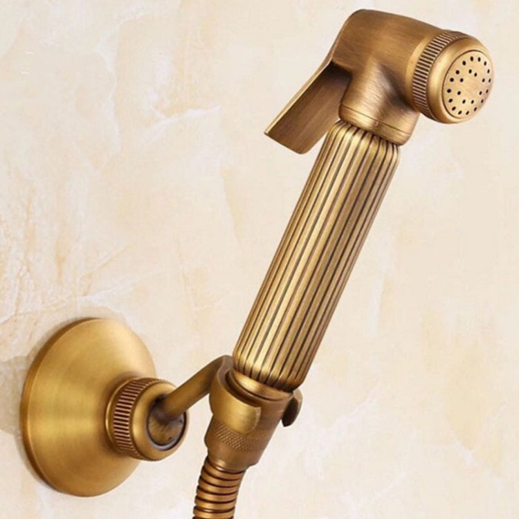 Multifunctional Wome Washers Pressure With Water Stop Woman Wash Nozzle, Style: Antique + Hose + Bracket - free shipping - PMC TechLife - Order now!