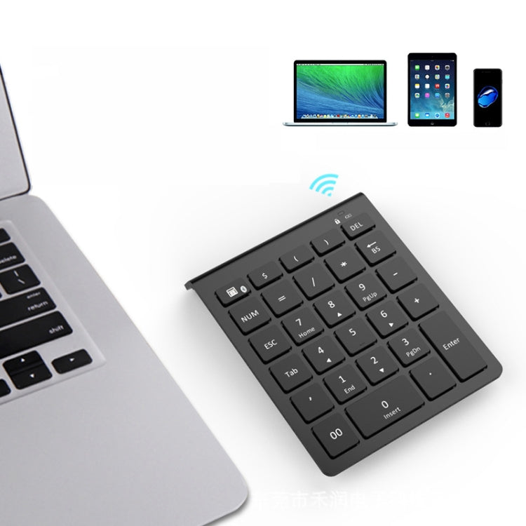 BT302 28 Keys Laptop Mini Wireless Keyboard, Spec: 2.4G (Gray) - Wireless Keyboard by PMC Jewellery | Online Shopping South Africa | PMC Jewellery | Buy Now Pay Later Mobicred