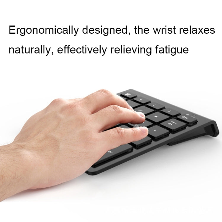 BT302 28 Keys Laptop Mini Wireless Keyboard, Spec: 2.4G (Gray) - Wireless Keyboard by PMC Jewellery | Online Shopping South Africa | PMC Jewellery | Buy Now Pay Later Mobicred