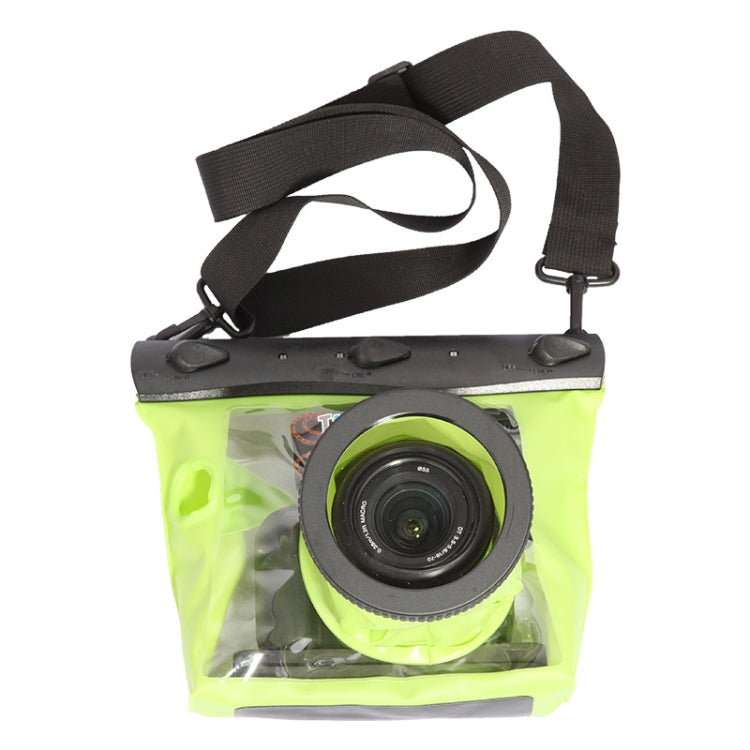 Tteoobl  20m Underwater Diving Camera Housing Case Pouch  Camera Waterproof Dry Bag, Size: L(Green) - Diving Accessories by Tteoobl | Online Shopping South Africa | PMC TechLife | Buy Now Pay Later Mobicred