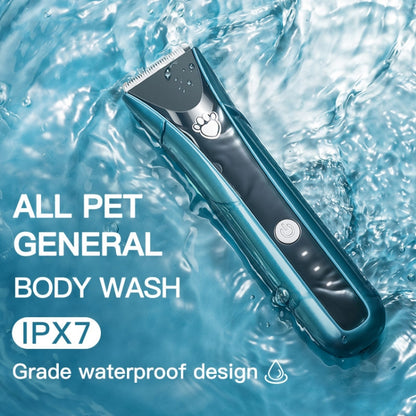 Waterproof Pet Shaver Dog Electric Hair Clipper, Specification: Standard(Gray) - Pet Care by PMC Jewellery | Online Shopping South Africa | PMC Jewellery