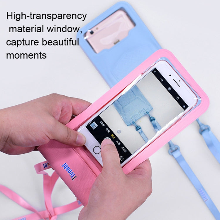 Tteoobl  30m Underwater Mobile Phone Waterproof Bag, Size: Small(Gray Blue) - free shipping - PMC Jewellery - Order now!