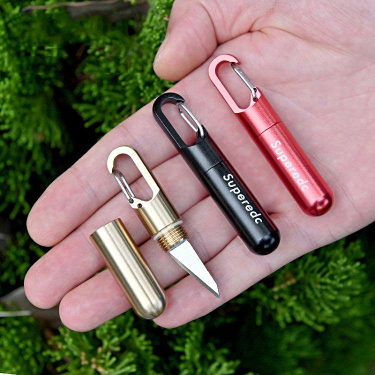 Keychain Pendant Small Knife Portable Art Cutting Knife(Aluminum Alloy Red) - Burin &Cutting Knife by PMc TechLife | Online Shopping South Africa | PMc TechLife | Buy Now Pay Later Mobicred