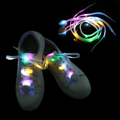 1 Pair  LED Light-up Shoelace Stage Performance Luminous Shoelace,Color: Red - shoelaces by PMC Jewellery | Online Shopping South Africa | PMC Jewellery