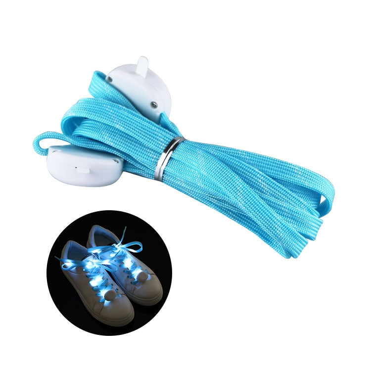 1 Pair  LED Light-up Shoelace Stage Performance Luminous Shoelace,Color: Blue - shoelaces by PMC Jewellery | Online Shopping South Africa | PMC Jewellery