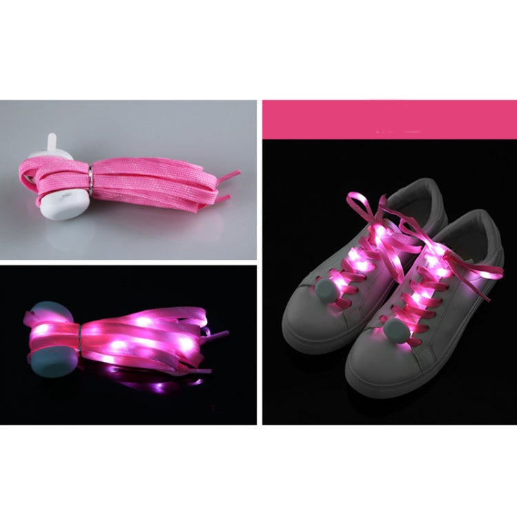 1 Pair  LED Light-up Shoelace Stage Performance Luminous Shoelace,Color: Pink - shoelaces by PMC Jewellery | Online Shopping South Africa | PMC Jewellery