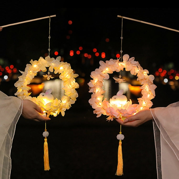 Moon Festival Hand Lantern Children Handmade DIY Materials, Color: Peony Flowers - Holiday Lights by PMC TechLife | Online Shopping South Africa | PMC TechLife | Buy Now Pay Later Mobicred