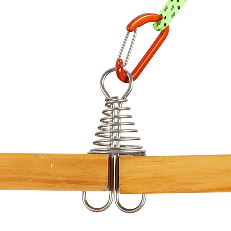 Outdoor Barracks Octopus Buckle Camping Deck Nail Stainless Steel Fixed Tent Rope Buckle - Tents & Accessories by PMC TechLife | Online Shopping South Africa | PMC TechLife | Buy Now Pay Later Mobicred