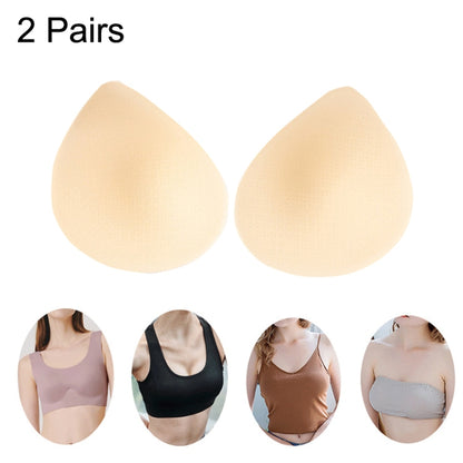 2 Pairs Sports Underwear Yoga Vest Sponge Pad Latex Cotton Chest Pad, Size: L(Skin Color) -  by PMC Jewellery | Online Shopping South Africa | PMC Jewellery | Buy Now Pay Later Mobicred