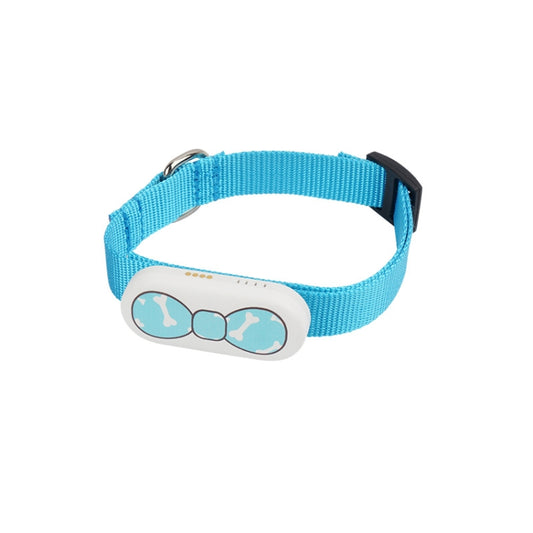 GPS Pet Anti-lost Collar Tracking Locator(Blue White Bone) - Pet Tracker by PMC Jewellery | Online Shopping South Africa | PMC Jewellery