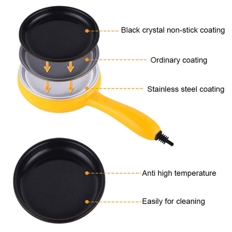 350W Electric Egg Omelette Cooker Frying Pan Steamer Cooker,EU Plug,Style: Double Layer Set Yellow - free shipping - PMC TechLife - Order now!