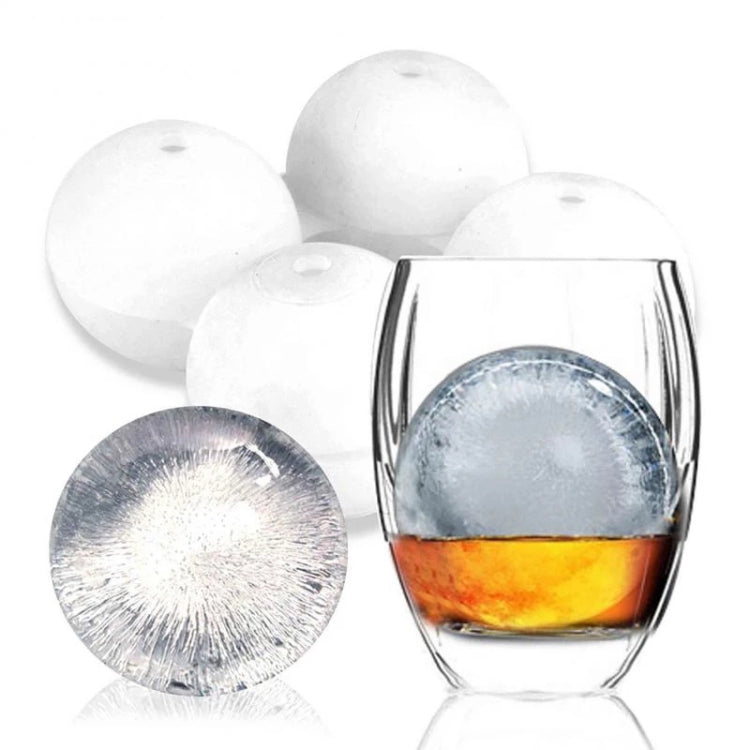3 PCS Four -Hole Ice Hockey Model Ice Cube Maker Round Ice Ball - Food Molds by PMC Jewellery | Online Shopping South Africa | PMC Jewellery