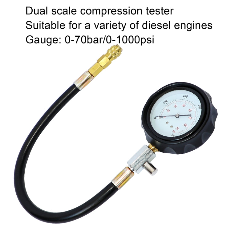 18 PCS / Set TU-15B Diesel Cylinder Pressure Meter Cylinder Pressure Detection Tool - Tire Pressure Gauges by PMC Jewellery | Online Shopping South Africa | PMC Jewellery