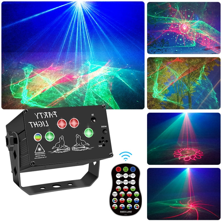 T10 Voice-Controlled Mini Stage Laser Light Atmosphere Light With Remote Control - Laser Stage Lighting by PMC Jewellery | Online Shopping South Africa | PMC Jewellery