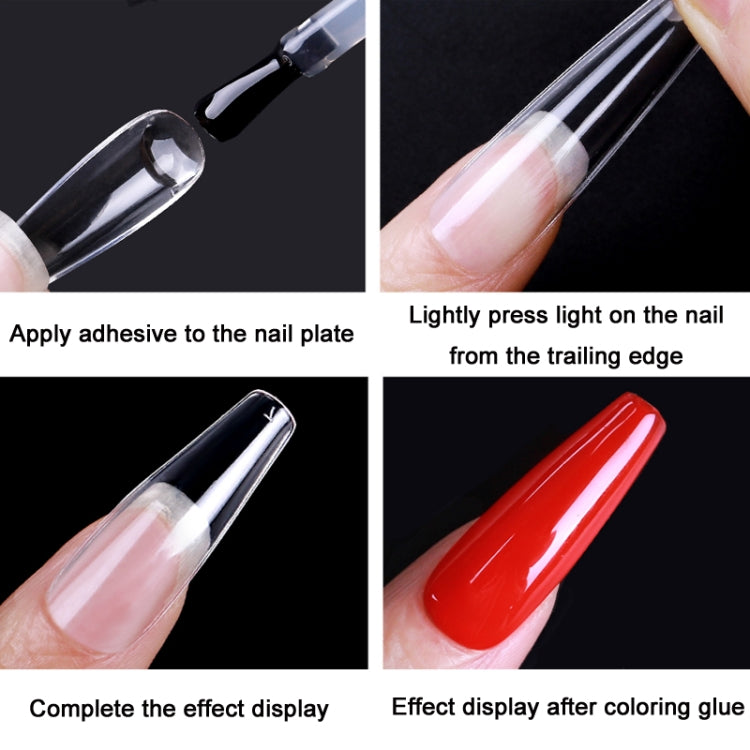 Scratch-free Ultra-thin Seamless Manicure Nail Plate, Shape: 08 Long Arc - Nail Stickers by PMC Jewellery | Online Shopping South Africa | PMC Jewellery | Buy Now Pay Later Mobicred