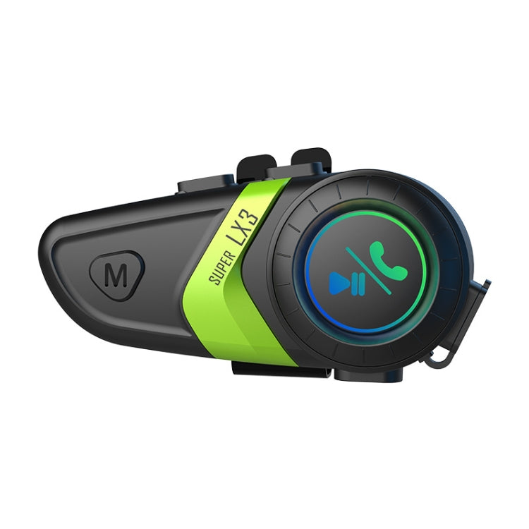 Motorcycle Helmet Call Music Navigation Bluetooth Headset, Color: Green(Hard Pipe Microphone) - free shipping - PMC TechLife - Order now!