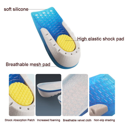 Silicone Honeycomb Shock Absorption TPE Heel Protection Pad Heightening Insole, Size: Height 1.5 cm - Shoes Care by PMC Jewellery | Online Shopping South Africa | PMC Jewellery