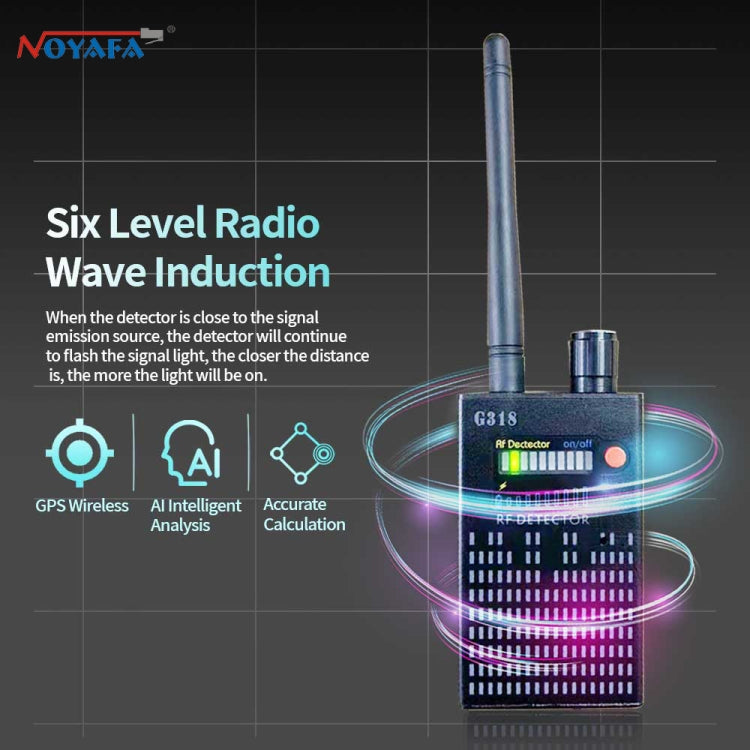 G318 Anti-eavesdropping and Anti-candid Shooting Signal Detector GPS Locator - RF Signal Detector by PMC TechLife | Online Shopping South Africa | PMC TechLife