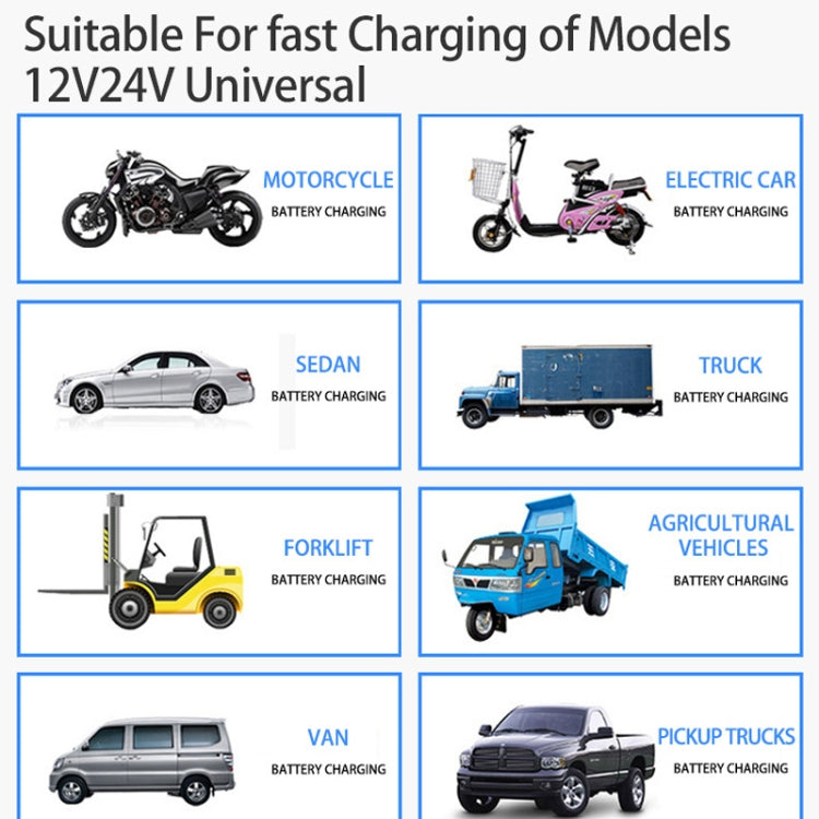 ANJING AJ-618E Battery Charger Car Battery Repairer, Model: EU Plug - Battery Charger by PMC Jewellery | Online Shopping South Africa | PMC Jewellery