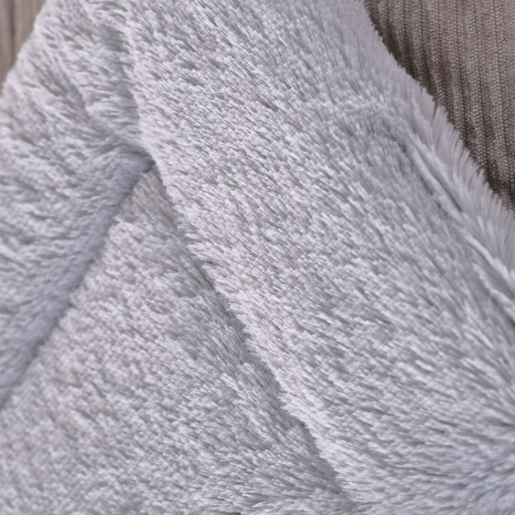 Double Sided Pet Mat Four Seasons Warm Dog Blanket,Size: L(Wick Strip Khaki) - free shipping - PMC TechLife - Order now!
