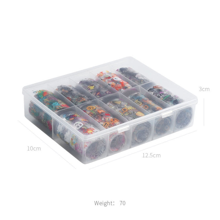 TZ0257 4x100cm Halloween Christmas Nail Art Starry Sticker Set without Nails(05) - Nail Stickers by PMC Jewellery | Online Shopping South Africa | PMC Jewellery | Buy Now Pay Later Mobicred