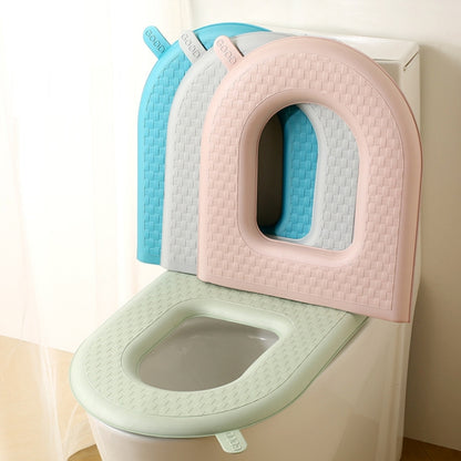 Household Thickened Waterproof Washable Toilet Seat, Color: Green - Bath Mats by PMC Jewellery | Online Shopping South Africa | PMC Jewellery