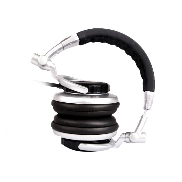 SENICC ST-80 Head-mounted HIFI Headset Spring Line Headset(Silver) - free shipping - PMC Jewellery - Order now!
