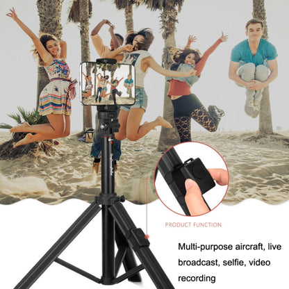 QingZhuangShiDai ZP100 Aluminum Alloy Floor Phone Stand Live Bluetooth Phone Selfie Stick - Selfie Sticks by Qingzhuangshidai | Online Shopping South Africa | PMC Jewellery | Buy Now Pay Later Mobicred