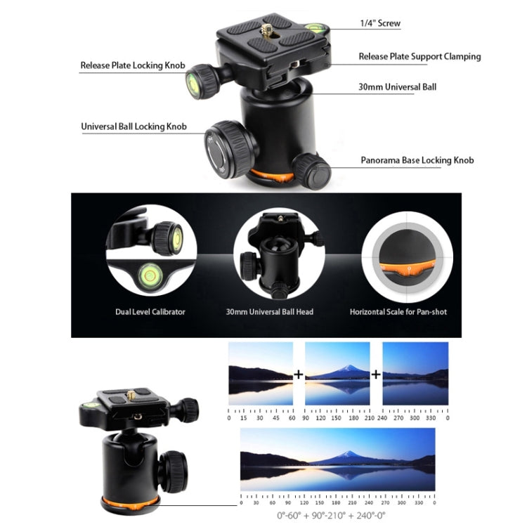 QingZhuangShiDai Q999S Portable Projector Photography Camera Live Gimbal Tripod(Black) - free shipping - PMC TechLife - Order now!