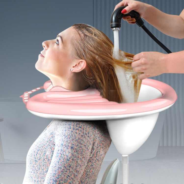 Household Pregnant And Elderly Recline Shampoo Basin Hair Care, Color: Pink+Drain Pocket - Hair Care by PMC Jewellery | Online Shopping South Africa | PMC Jewellery