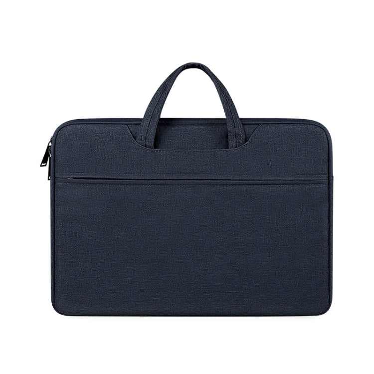 ST01 Large-Capacity Waterproof Shock-Absorbing Laptop Handbag, Size: 13.3 inches(Navy Blue) - 13.3 inch by PMC TechLife | Online Shopping South Africa | PMC TechLife | Buy Now Pay Later Mobicred