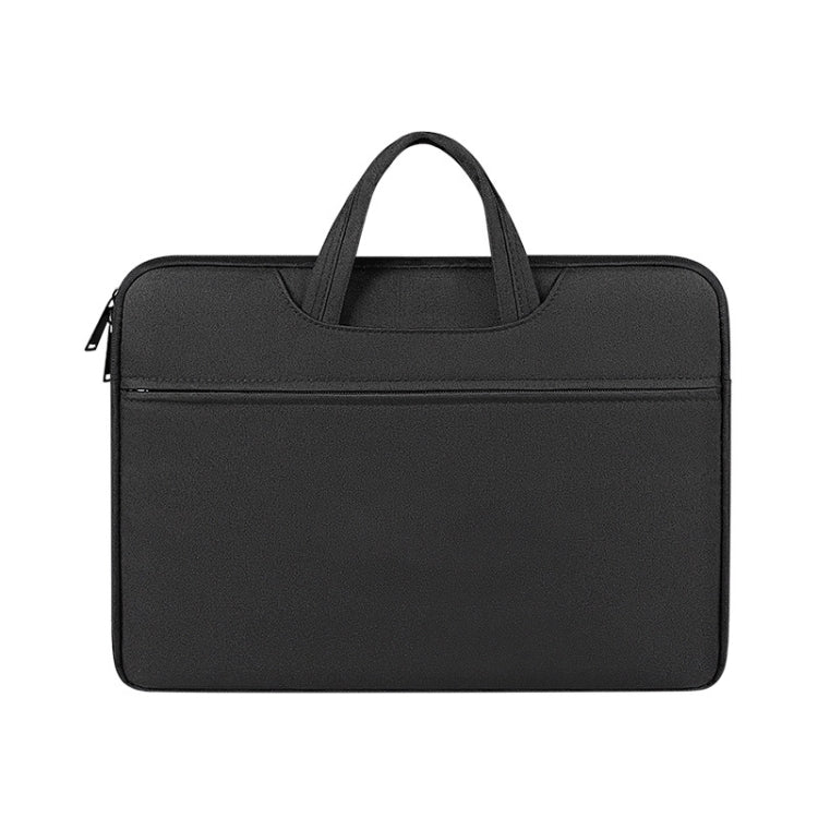 ST01 Large-Capacity Waterproof Shock-Absorbing Laptop Handbag, Size: 15.6 inches(Mysterious Black) - 15.6 - 17 inch by PMC TechLife | Online Shopping South Africa | PMC TechLife | Buy Now Pay Later Mobicred