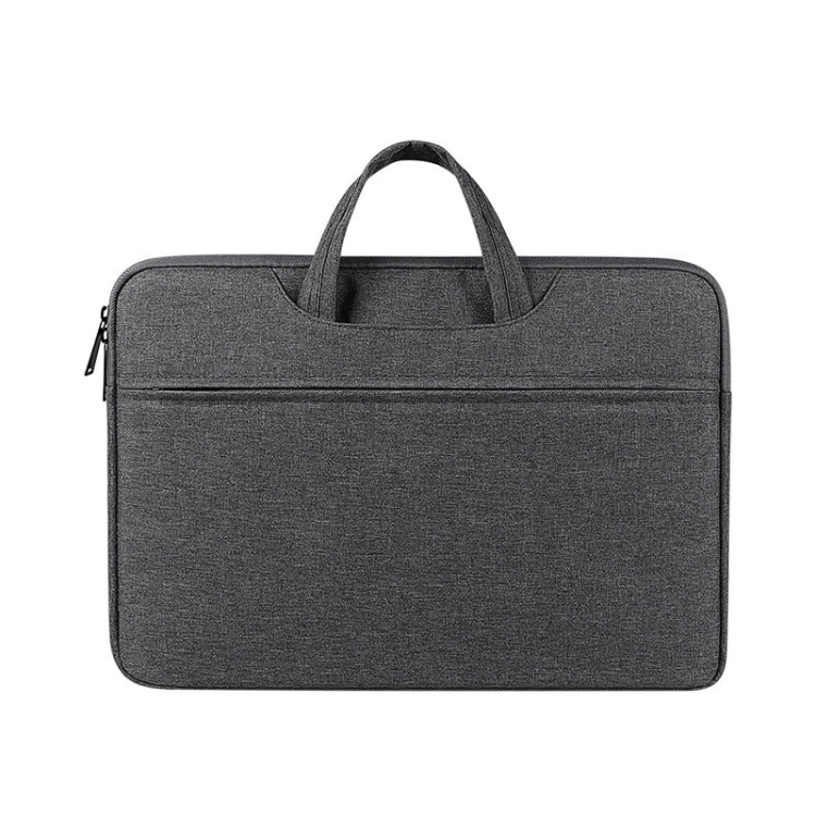 ST01 Large-Capacity Waterproof Shock-Absorbing Laptop Handbag, Size: 15.6 inches(Deep Sky Gray) - 15.6 - 17 inch by PMC TechLife | Online Shopping South Africa | PMC TechLife | Buy Now Pay Later Mobicred