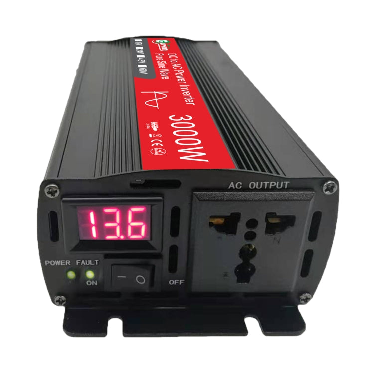 Gurxun Sine Wave Inverter 3000W 12/24/48/60V To 220V Car Boost Converter, Specification: 12V-220V -  by PMC TechLife | Online Shopping South Africa | PMC TechLife