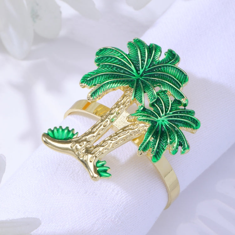 Western Restaurant Coconut Tree Metal  Napkin Ring(Z1074) - Table Decoration & Accessores by PMC Jewellery | Online Shopping South Africa | PMC Jewellery