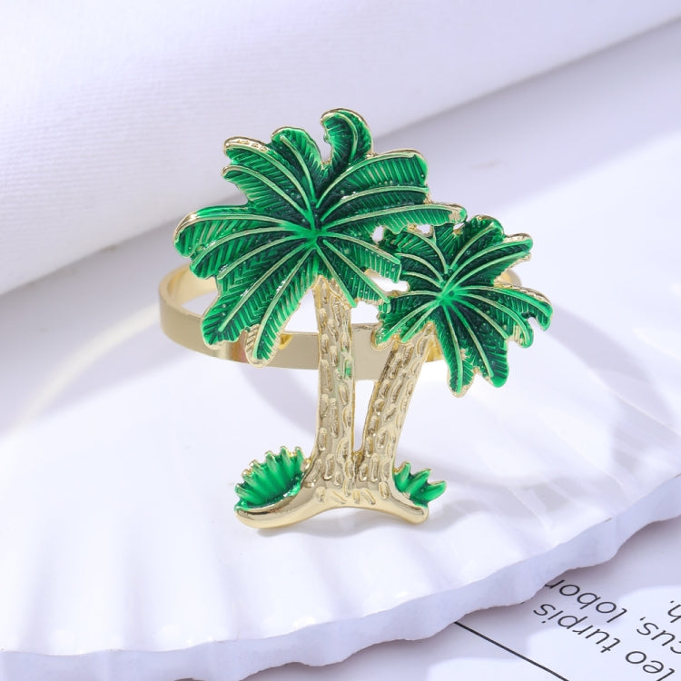 Western Restaurant Coconut Tree Metal  Napkin Ring(Z1074) - Table Decoration & Accessores by PMC Jewellery | Online Shopping South Africa | PMC Jewellery