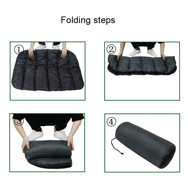 Pet Outdoor Waterproof Cushion Camping Cats And Dog Sleeping Pad, Size: Small 80x70cm(Grey) - Pads by PMC TechLife | Online Shopping South Africa | PMC TechLife | Buy Now Pay Later Mobicred