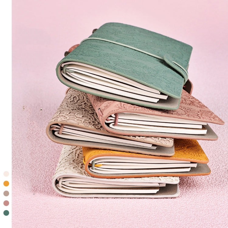 A6  Retro Lace Carved Girls Hand Ledger Diary With 3 Separate Inner Pages(Dark Green) - Notebooks by PMc TechLife | Online Shopping South Africa | PMc TechLife | Buy Now Pay Later Mobicred