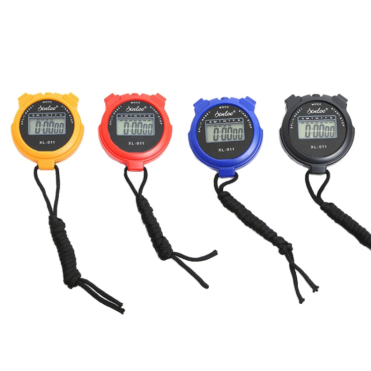 XINLOO XL-011 Display Single Memory Stopwatch Running Fitness Training Electronic Timer(Red) - Pedometer by null | Online Shopping South Africa | PMC TechLife