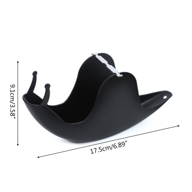 Snail Shape Mosquito Coil Tray Fireproof Mosquito Coil Rack(Black) - Mosquito Coil Tray by PMC TechLife | Online Shopping South Africa | PMC TechLife | Buy Now Pay Later Mobicred