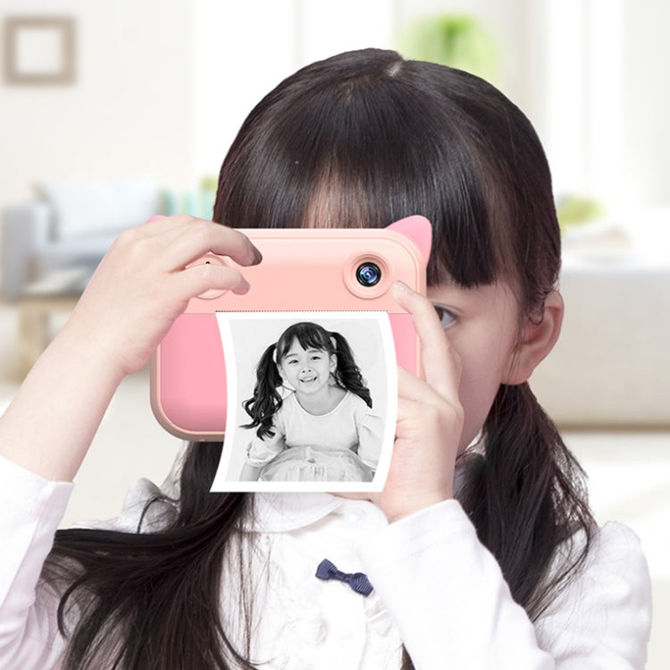 CP01 2.4 Inch HD Screen Kids Toy Thermal Printing Camera no Memory Card(Pink) - Children Cameras by PMC TechLife | Online Shopping South Africa | PMC TechLife | Buy Now Pay Later Mobicred